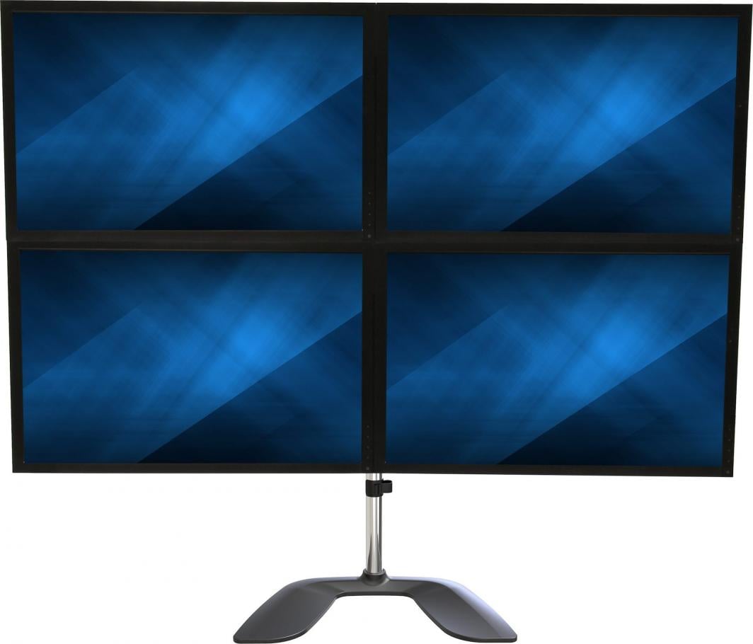 Stendë tavoline për monitorë StarTech.com Quad, 4 monitorë deri 32", montim VESA, e zezë