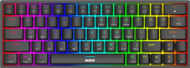 Tastierë gaming Marvo SHOGO 63, mekanike, me kabllo USB, me ndriçim RGB, e zezë