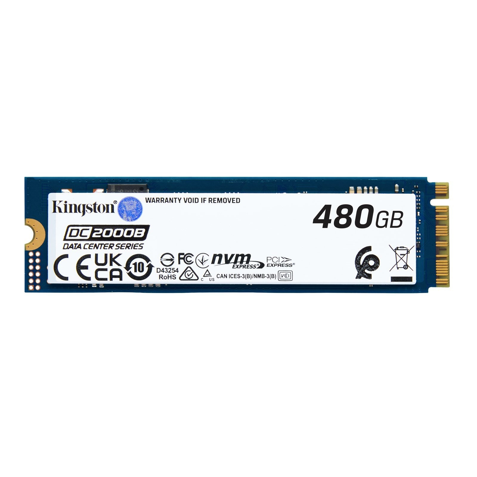 SSD Enterprise Kingston DC2000B, 480GB, M.2 2280 NVMe PCIe 4.0