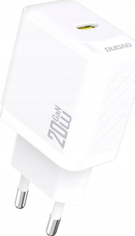 Ngarkues USB Dudao A26EU, 20W GaN, Power Delivery, i bardhë