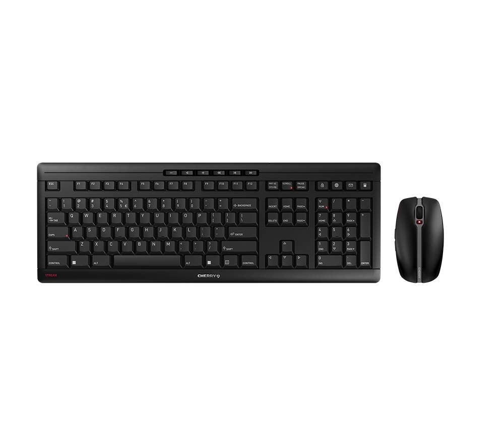 Set tastierë dhe maus CHERRY STREAM DESKTOP, USB, e zezë