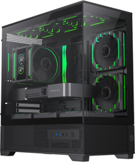 Куќиште за компјутер GameMax Vista 2 MB, Mini Tower, Mini ATX Mini ITX, црно
