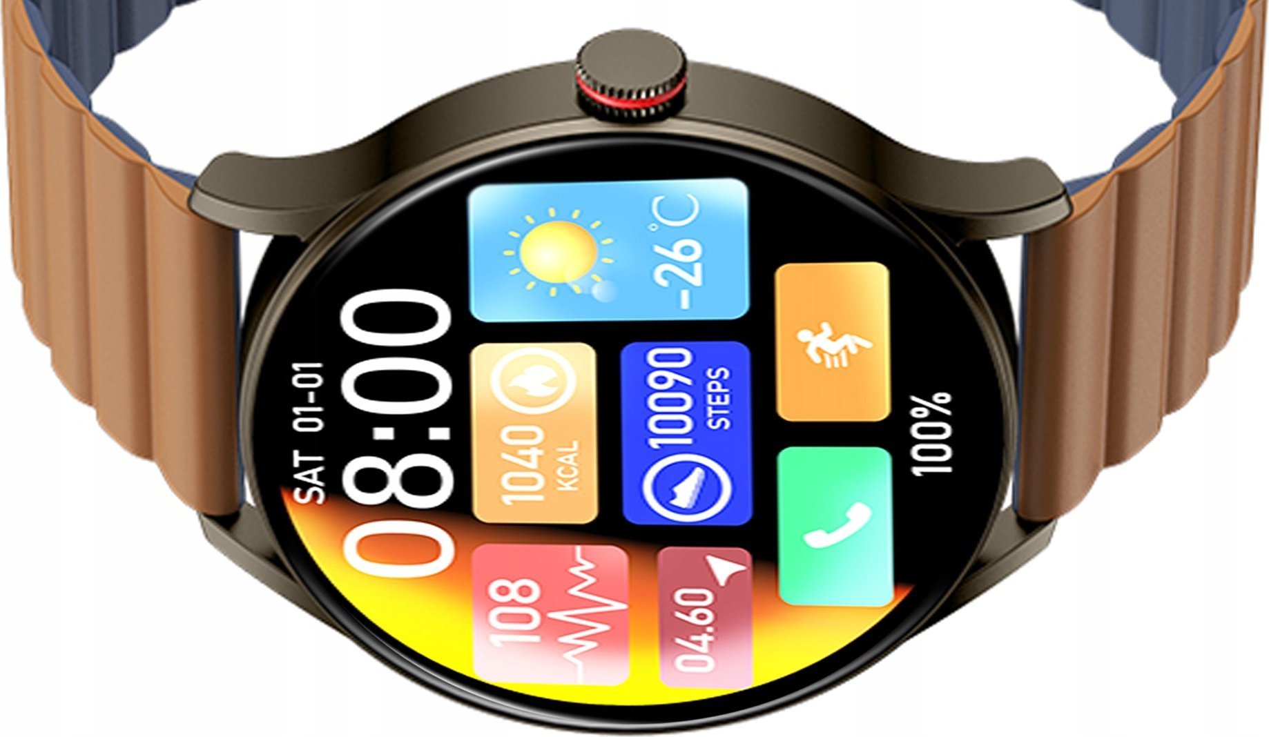 Smartwatch Imiki TG1, Bluetooth, monitorim aktiviteti, kafe