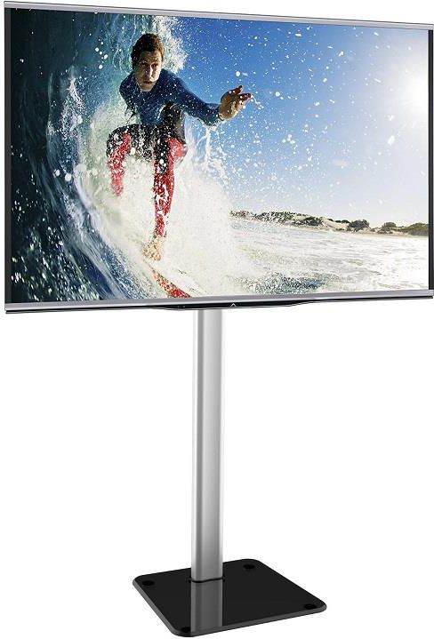 Këmbë dyshemeje për TV Techly ICA-TR11, 32"-70", deri 50 kg, argjend e zezë