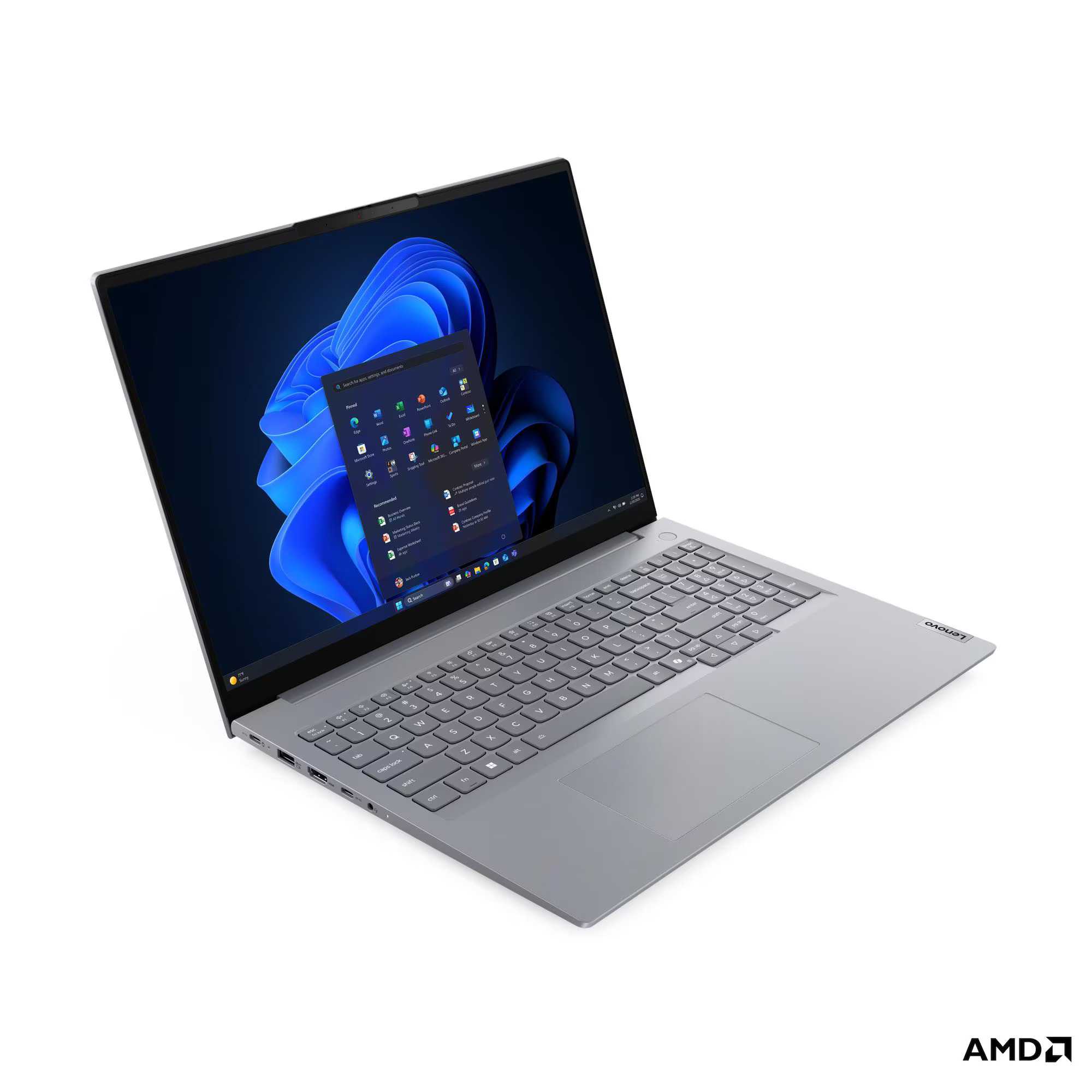 Laptop Lenovo Thinkbook 16 G9 AHP, 16", AMD Ryzen 7 250, 2x 16GB SODIMM, 1TB SSD, AMD Radeon 780M Graphics, i hirtë