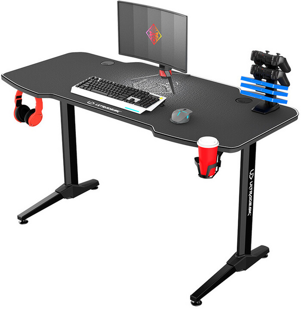 [OUTLET] Tavolinë Ultradesk Frag, e zezë / hirtë