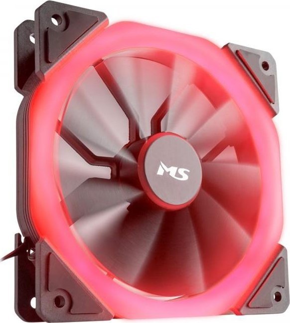 Ftohës MS FREEZE L252 LED, 120 mm, i kuq