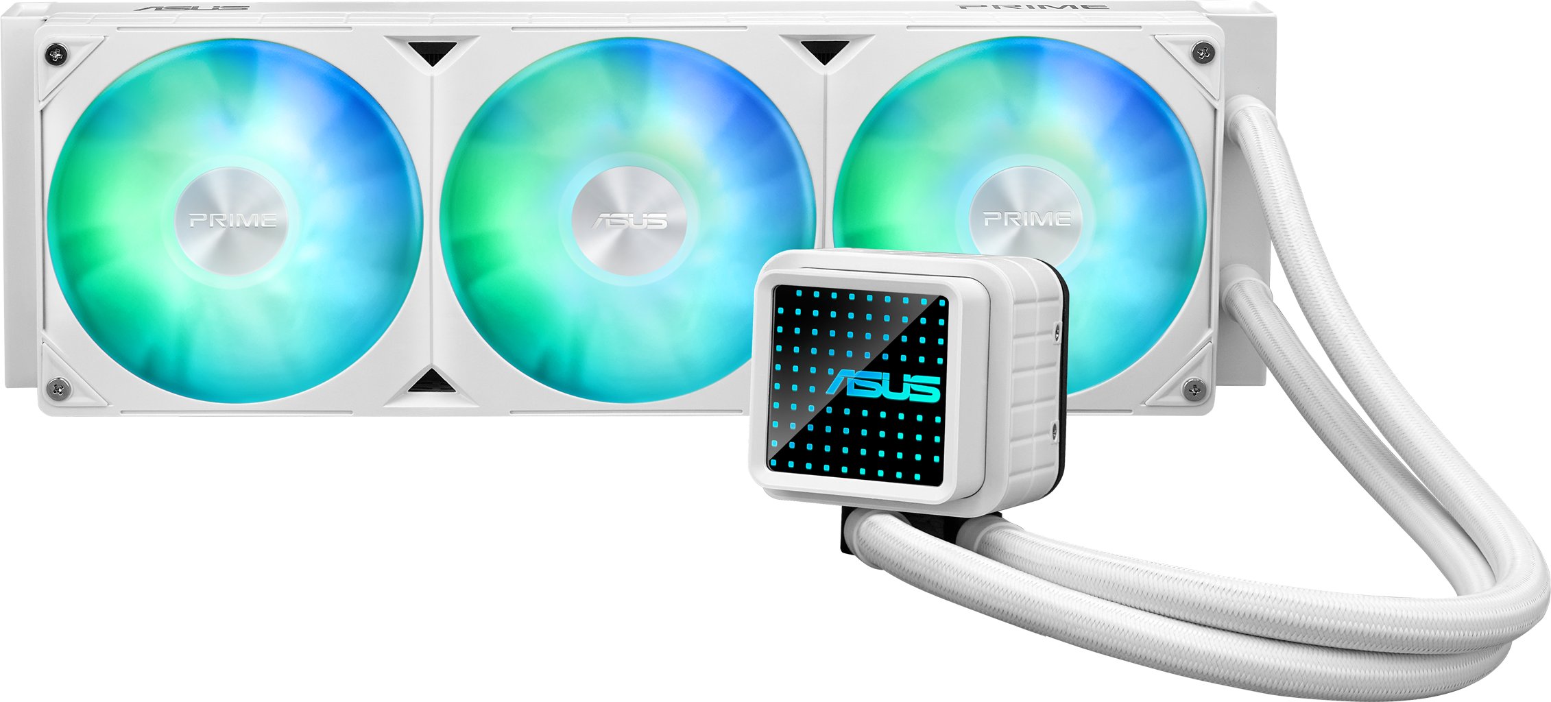 Ftohës uji për procesor ASUS Prime LC 360 ARGB White Edition, 360mm, ARGB, i bardhë