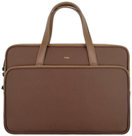 Çantë laptopi JCPal Milan Briefcase Sleeve, 13-14", rezistente ndaj ujit, ngjyrë kafe