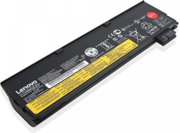 Bateri laptopi Lenovo ThinkPad 61+, 4X50M08811, 6 qeliza, 48Wh, e zezë