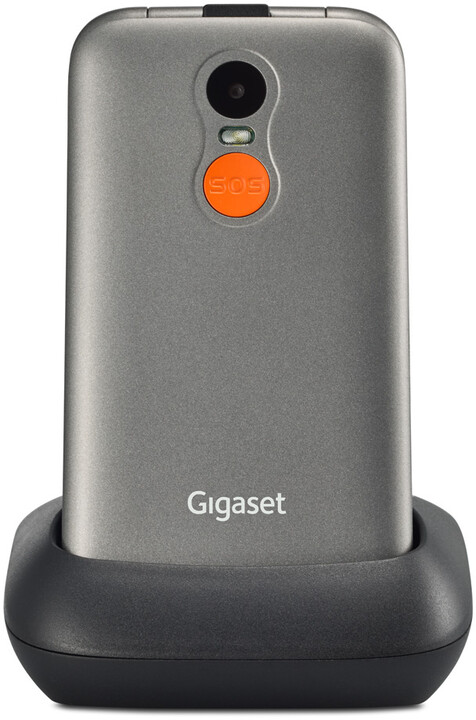 Celular Gigaset GL590, 2.8'', 32GB, i hirtë