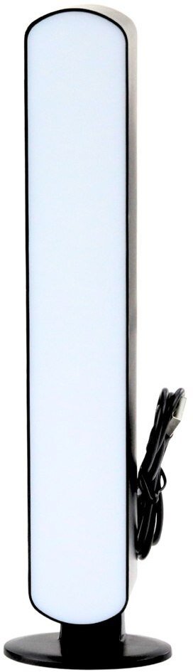 Set llampa tavoline gaming RGB LED, 2 copë, me telekomandë, të zeza