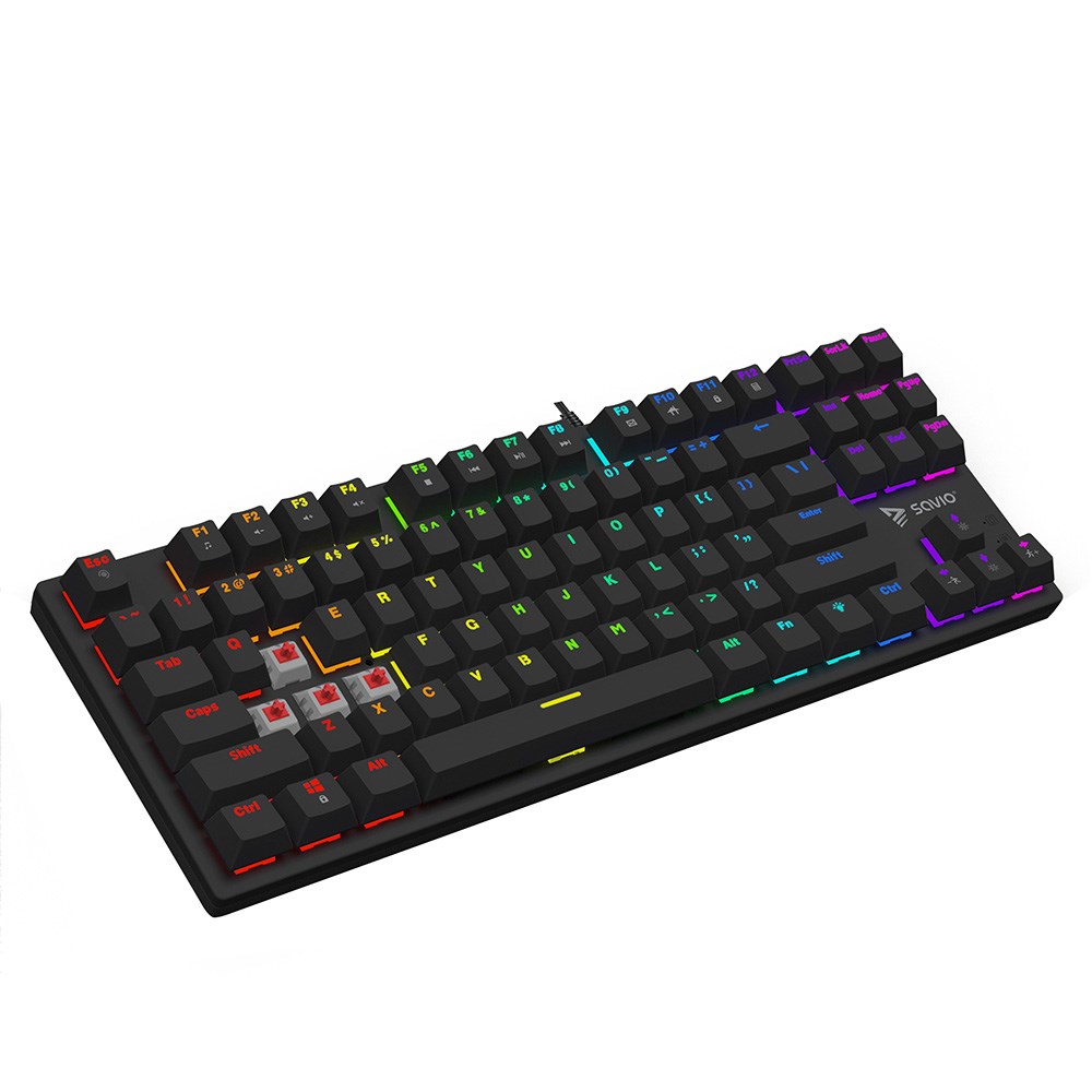 [OUTLET] Tastierë mekanike Savio Tempest X2, Outemu RED, RGB, e zezë