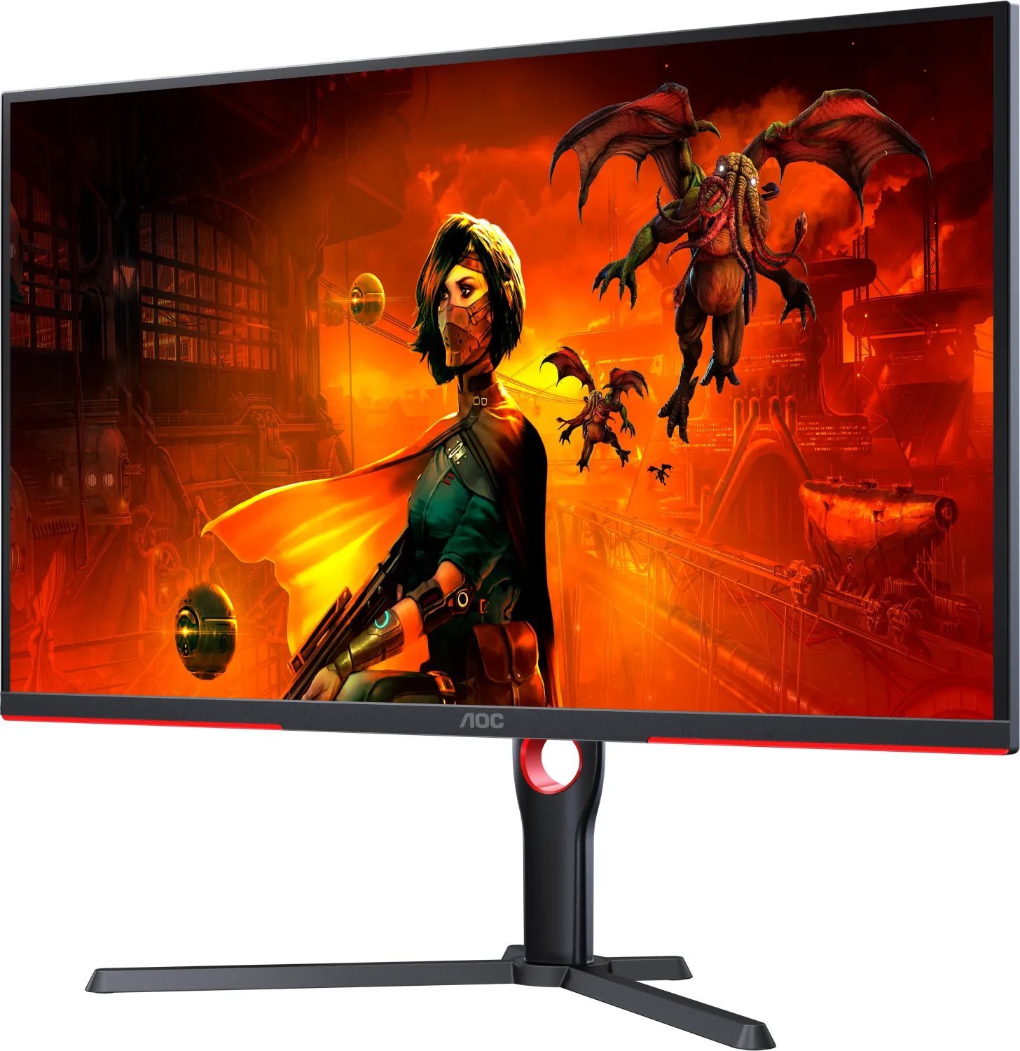 Monitor gaming AOC U32G3X/BK, 31.5", 4K UHD, 144Hz, i zi