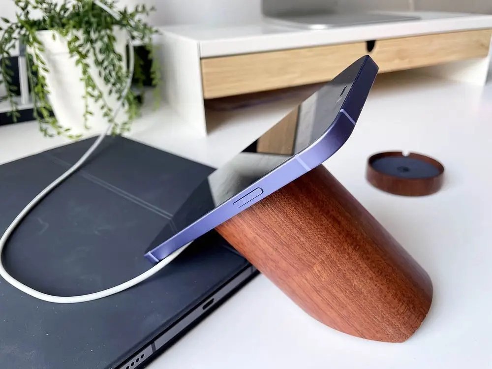 Qëndrues magnetik Rolling Square MagSafe 45 Stand, për telefon, kënd i rregulluar, gri