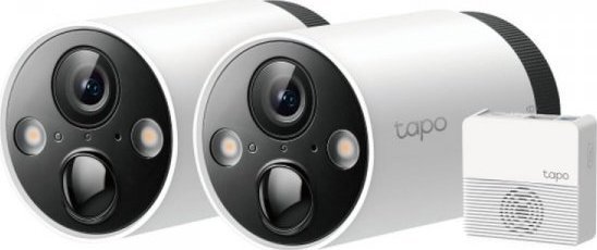 Kamerë IP TP-Link Tapo C420S2, set pa tela, 2K QHD, e bardhë