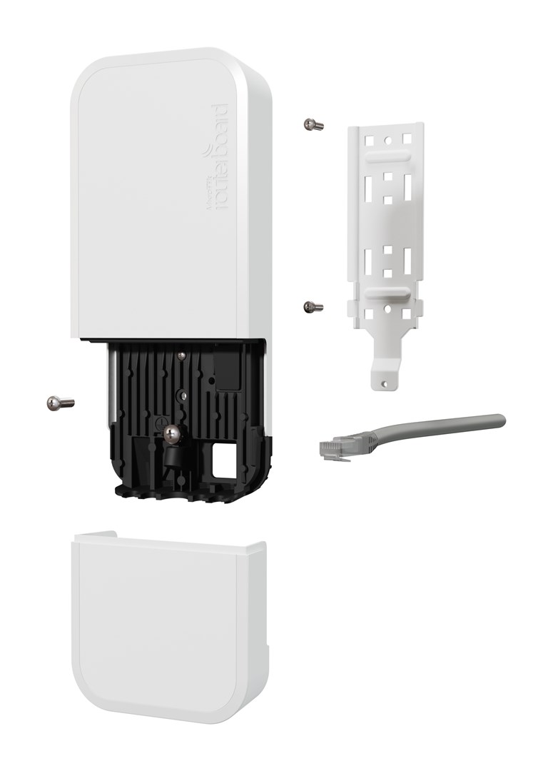 Router wireless Mikrotik wAP ax, Wi-Fi 6, Dual band 2.4/5 GHz, i bardhë