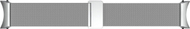 [OUTLET] Rrip metalik Samsung Milanese për Galaxy Watch 4, M / L, i argjendtë