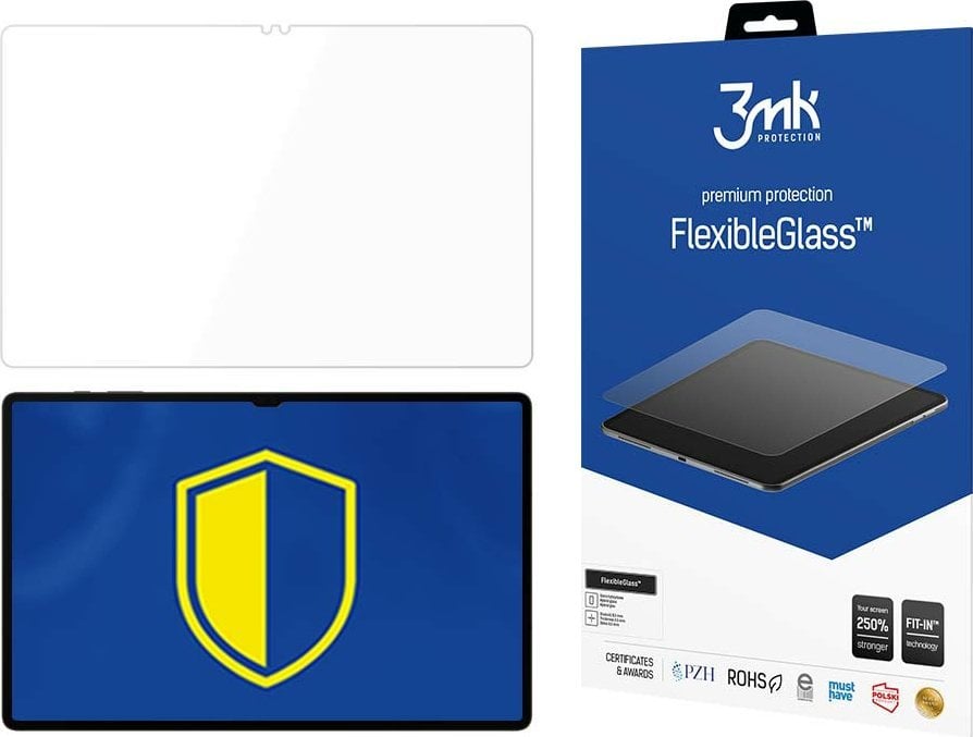 Xham mbrojtës 3MK FlexibleGlass për Samsung Galaxy Tab S9 Ultra, 0.3mm, transparent