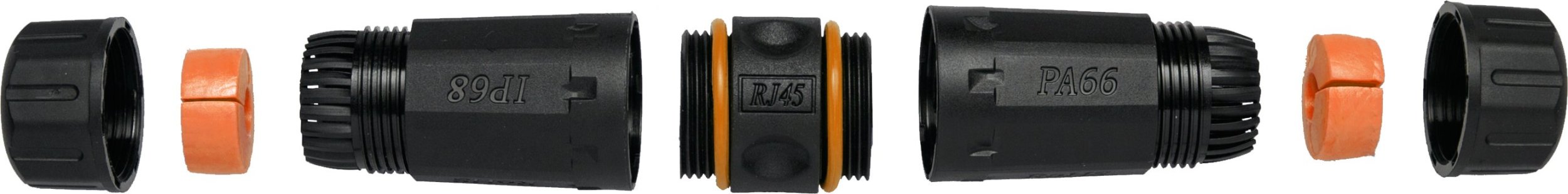 Bashkues rrjeti Equip 221162, Cat.6A RJ45, IP68, i zi