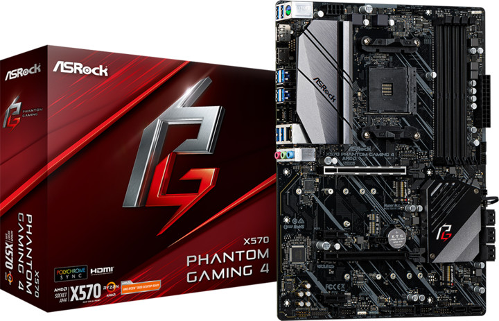 Pllakë Amë ASRock X570 PHANTOM GAMING 4 - AMD X570