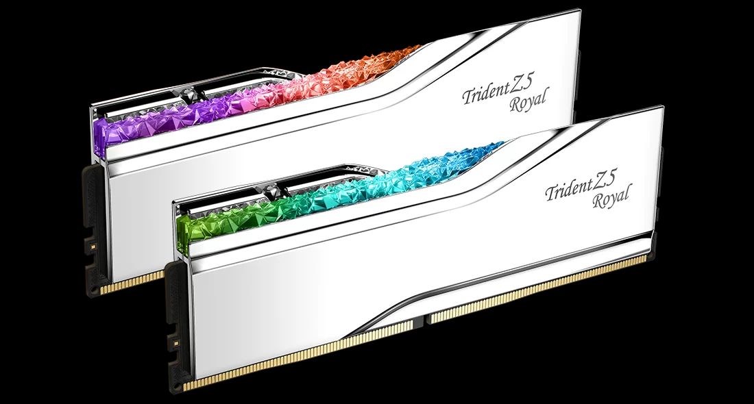 Memorie RAM G.Skill Trident Z5 Royal, 32GB, DDR5, 7200MHz, CL34, e argjendtë