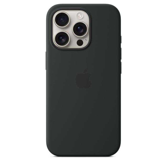 Apple iPhone 16 Pro Silicone Case with MagSafe, Black