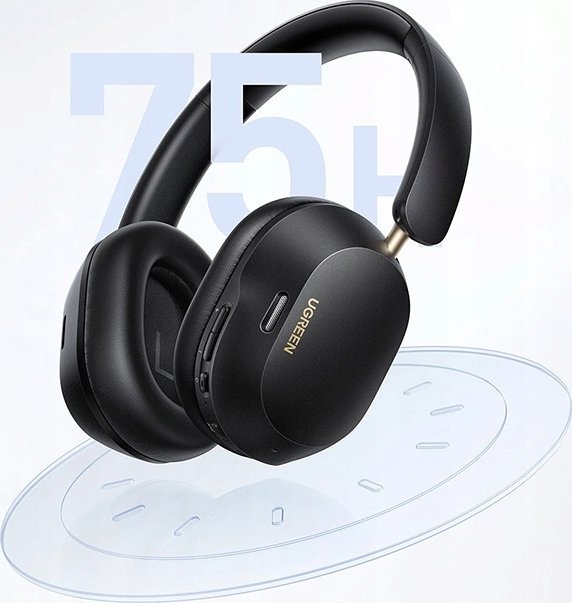 Kufje wireless Ugreen HiTune Max 5C, Bluetooth 5.4, ANC hibrid, të zeza 3