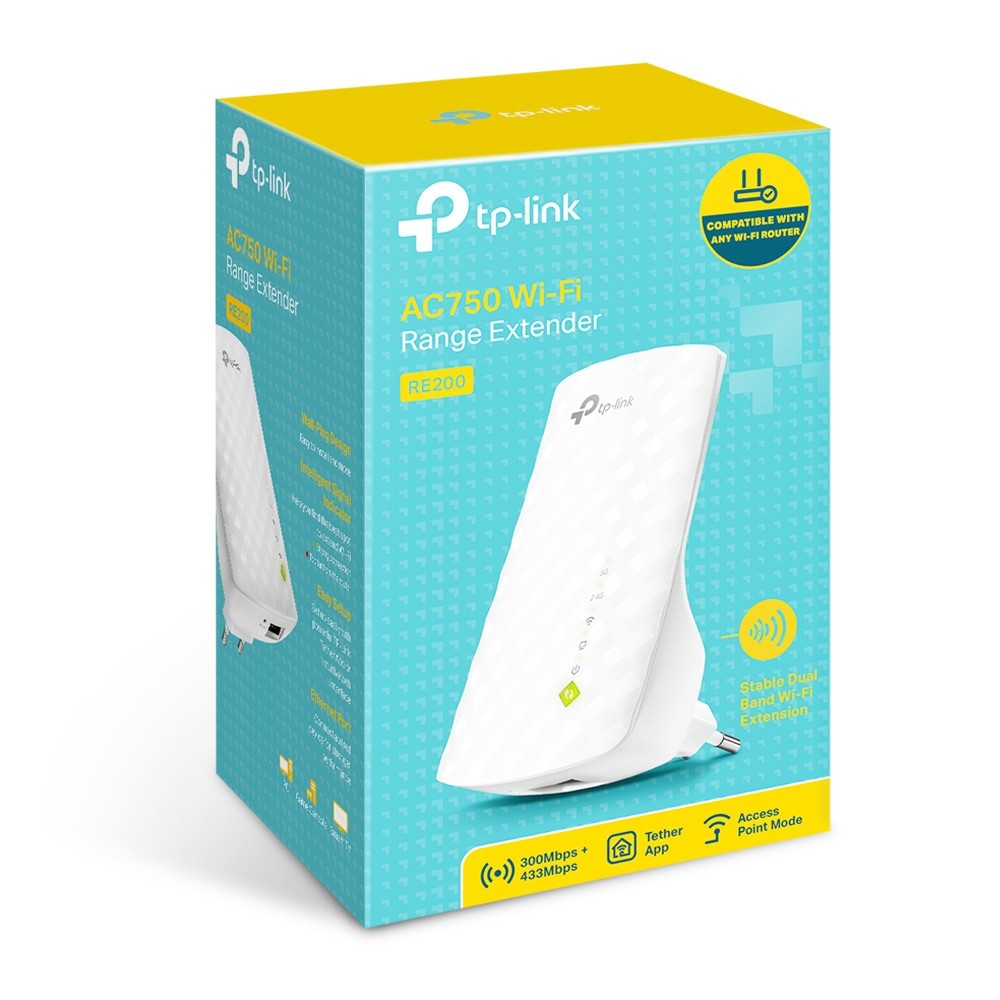 TP-Link RE200 - Wi-Fi range extender - Wi-Fi 5