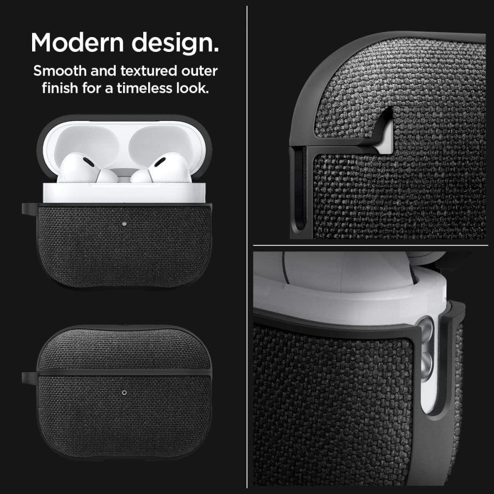 Mbulesë Spigen Urban Fit për Apple AirPods Pro 1 2, e zezë