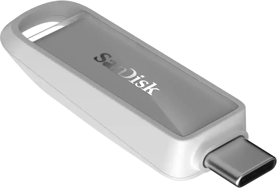 USB flash SanDisk Phone Drive, 128GB, USB Type C 3.2 Gen 1, i bardhë