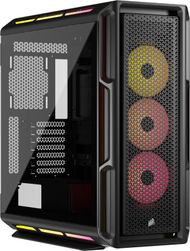 Kutia PC Corsair ICUE LINK 5000T LX RGB, MIDI Tower, ATX, e zezë