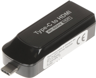 Адаптер USB C во HDMI, 4K 60Hz, Plug and Play, бел