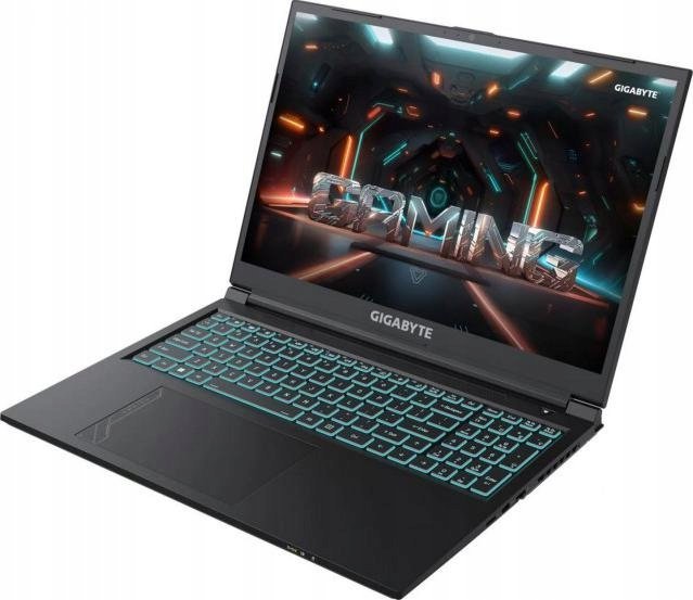 Laptop Gigabyte G6 2024, 16", i7 13620H, RTX 4060, 64GB RAM, 4TB SSD, i zi