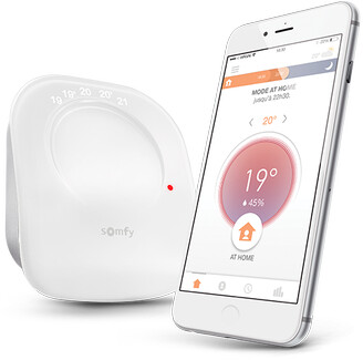 Termostat wireless Somfy, i bardhë