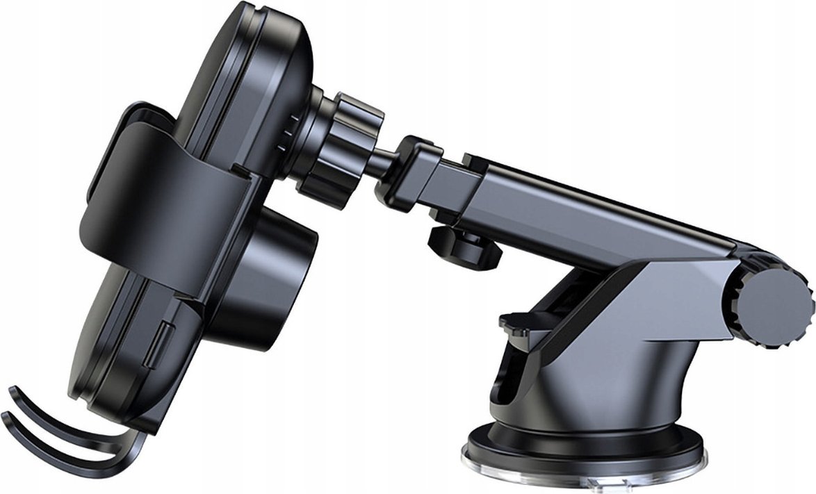 Mbajtëse telefoni Wozinsky WUMID, karikues induktiv 15W, për pult veture, e zezë