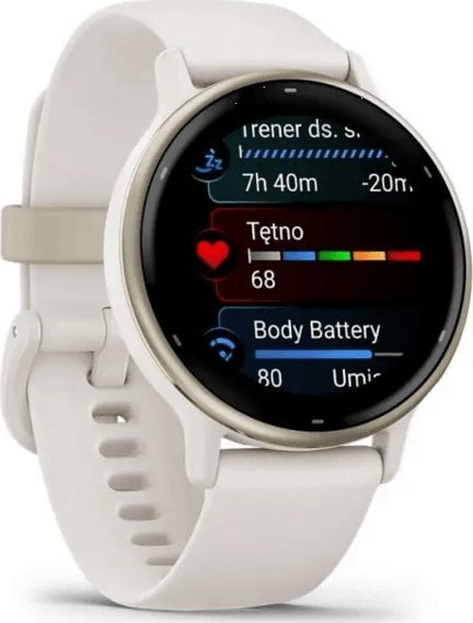 Ora smartwatch Garmin Vivoactive 5, 42mm, AMOLED, krem gold