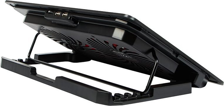 Bazë ftohëse laptop BLOW, 12"-17", 2 ventilatorë, LED e kuqe