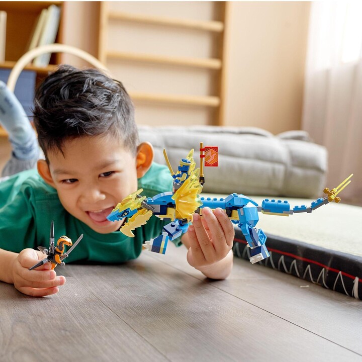 Играчка LEGO® NINJAGO® 71760 Jay's Storm Dragon EVO