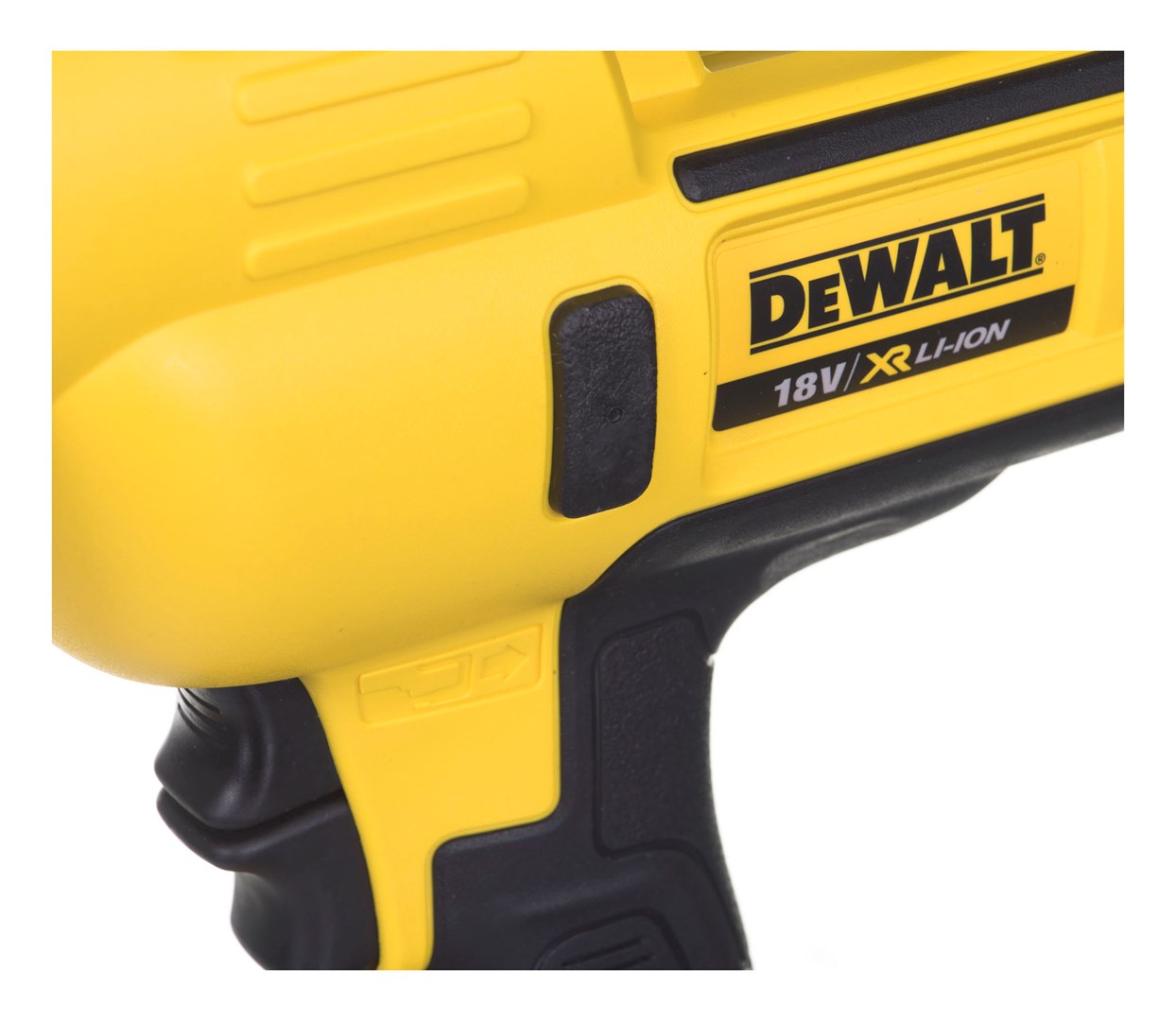 Pistoletë vulosëse Dewalt DCE580N, me bateri 18V, kapacitet 600 ml, e verdhë