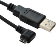 USB кабел MicroConnect USB-A во microUSB, 3 m, USB 2.0, црна