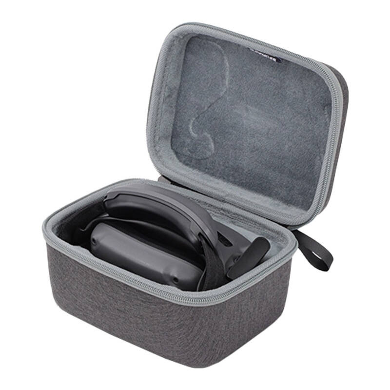 Kuti mbrojtëse Sunnylife për DJI Goggles 2 dhe 3, me zinxhir, material i fortë, gri