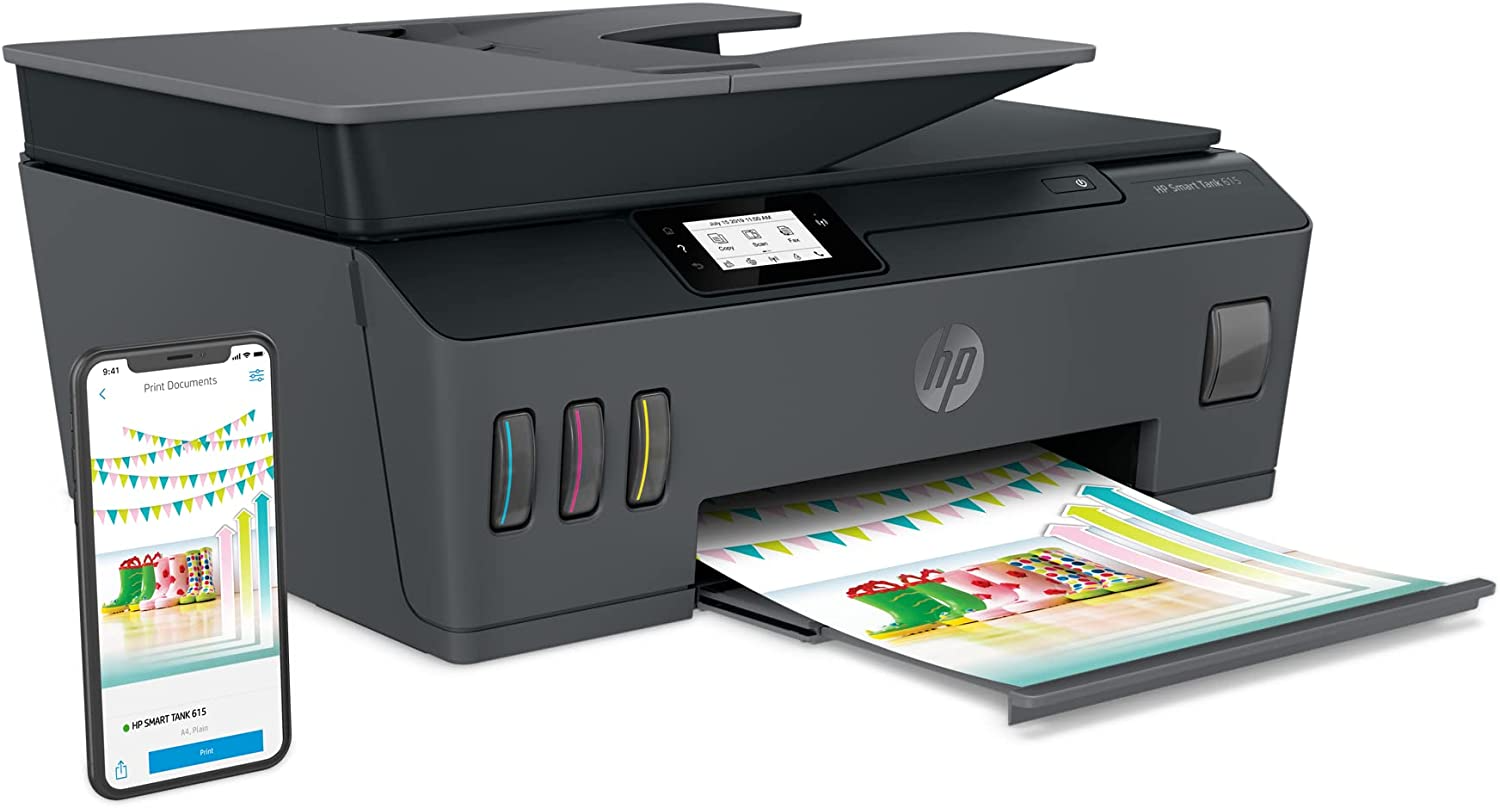 Printer Hp ink tank All-in-one 615, adf, color, wifi