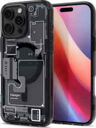 Mbulesë telefoni Spigen Ultra Hybrid MagSafe Zero One, për iPhone 16 Pro, transparente