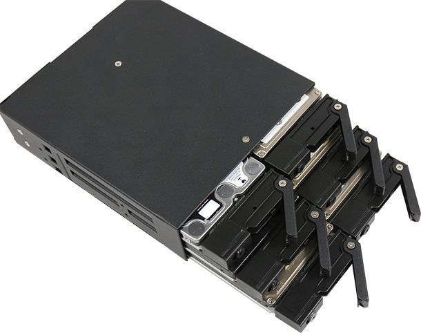 Bay për SSD HDD Chieftec CMR-625, 6x 2.5", SATA, i zi