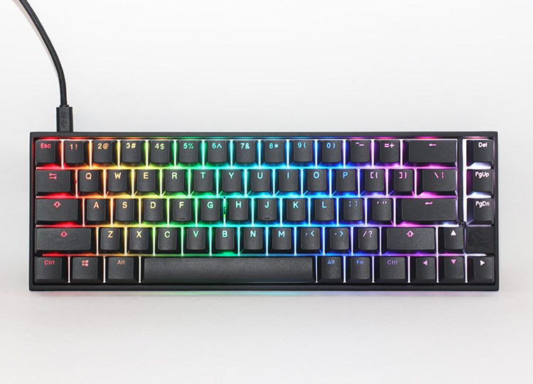 Tastierë Ducky Mecha Pro SF, Cherry MX Silent Red, RGB, e zezë