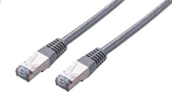 Kabllo rrjeti C-TECH CB-PP5F-15, Patchcord Cat5e FTP, 15m, gri