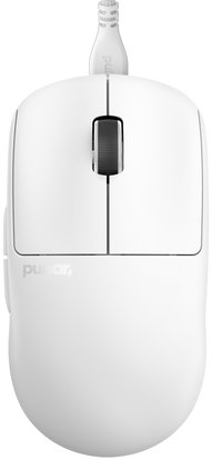 Mouse lojërash Pulsar X2 Medium, me kabllo, i bardhë