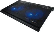 Qëndrim ftohës për laptop Trust Azul 20104, 2 ventilatorë, ndriçim LED, i zi