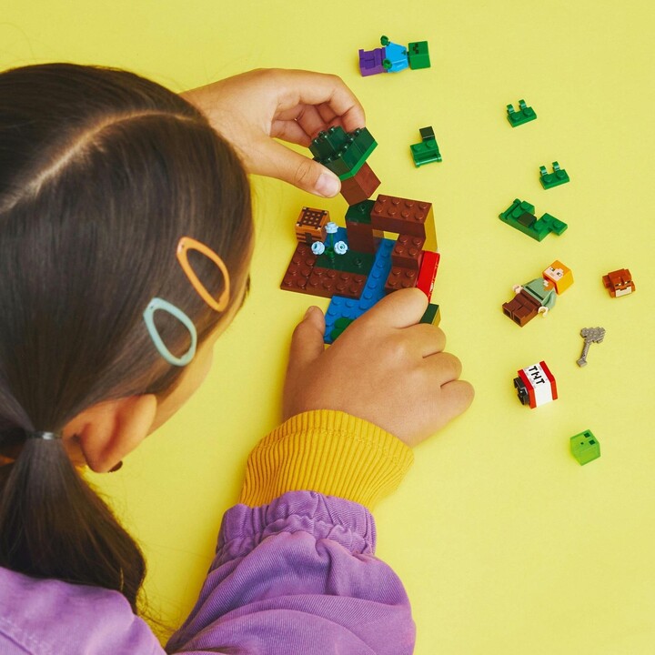 Set LEGO® Minecraft 21240 Swamp Adventure, 65 pjesë